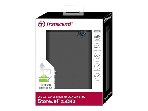 [2585423] TRANSCEND Kit Boîtier vide pour 2.5p SSD