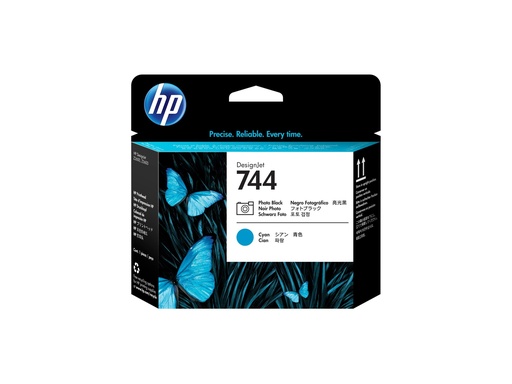 [2586853] HP 744 Printhead Photo Noir & Cyan