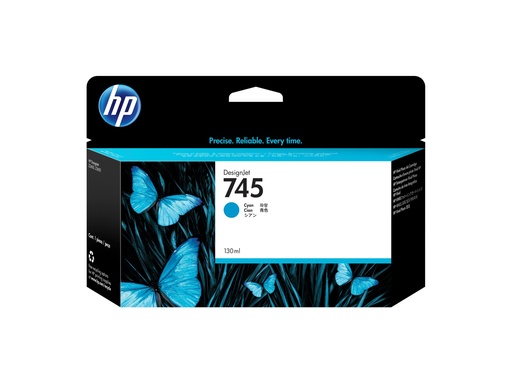 [2586864] HP 745 Cartouche d encre Cyan 130ml