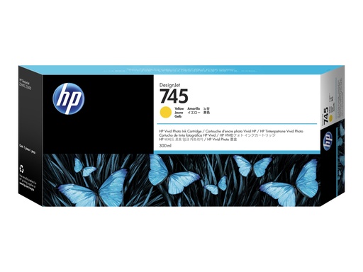[2586875] HP 745 Cartouche d encre Jaune 300 ml