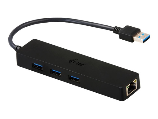 [2590664] I-TEC USB 3.0 Slim HUB 3 Port Giga Lan