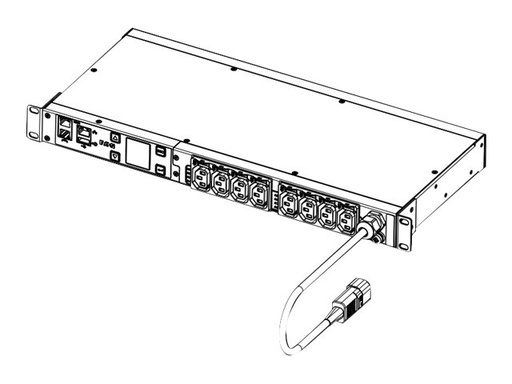 [2598121] EATON EPDU MI 1U C14 10A 1PC13x8