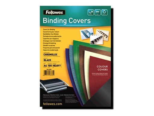 [2642663] FELLOWES COUVERTURES CHROMOLUX A4 NOIR