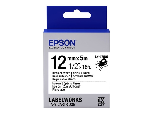 [2649470] EPSON LK-4WBQ Thermocollant Noir/Blanc