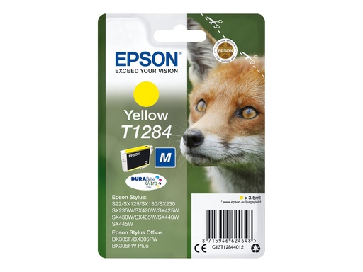 [2666336] EPSON 1LB ink T128 yellow blister w/s