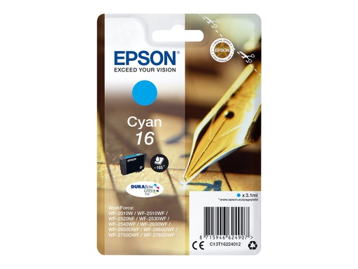 [2666373] EPSON 1LB Singlepack Cyan16 w/s