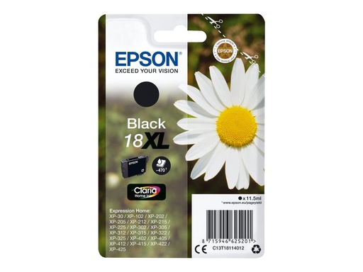 [2666428] EPSON 4LB 18XL black ink claria w/s