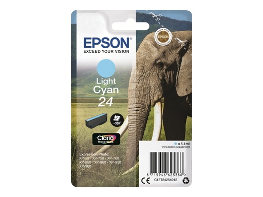 [2666439] EPSON 5LB ink Singlepack Light Cyan 24