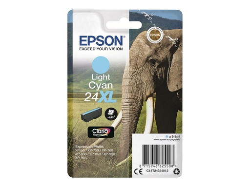 [2666462] EPSON 5LB 24XL light cyan ink w/s