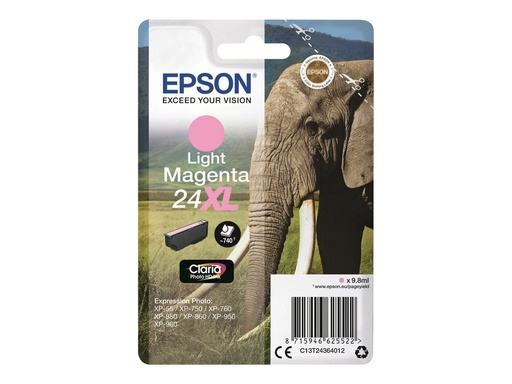 [2666464] EPSON 1LB 24XL light magenta ink w/s