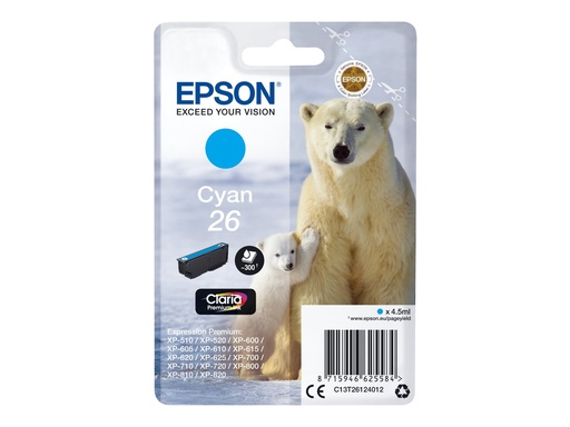 [2666469] EPSON 1LB 26 ink cartridge cyan
