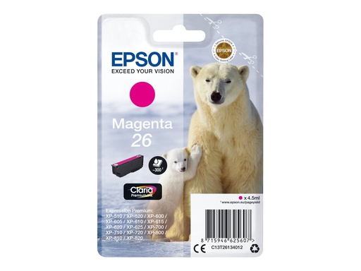 [2666471] EPSON 1LB 26 ink cartridge magenta