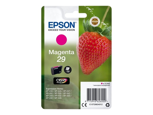 [EPSC13T29834022] EPSON 4LB Cartridge Fraise Magenta w/s