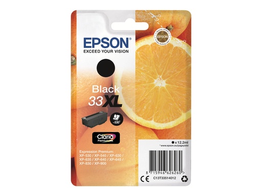 [2666551] EPSON 4LB 33XL Ink Black Claria w/s