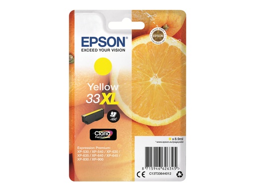 [2666558] EPSON 3LB Singlepack Yellow 33XL Claria
