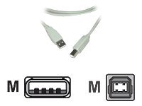 [2712577] MCL Câble USB 2.0 type A / B mâle - 3m