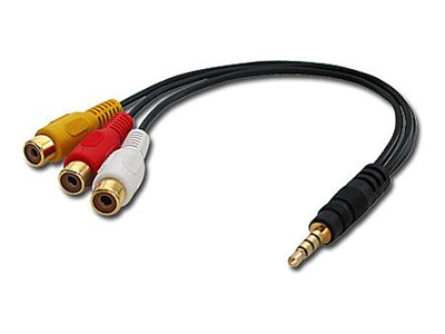 [LINCAB35539] C ble Adaptateur Audio-Vidéo, 10cm