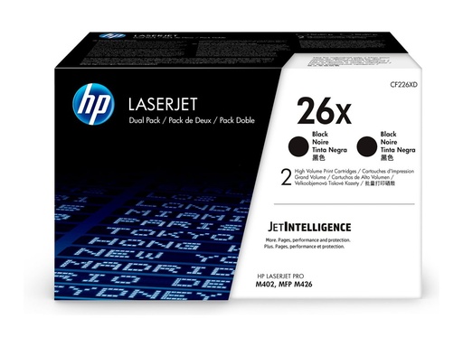 [2719530] HP 26X LaserJet Cartouches de Toner Noir