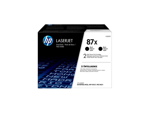 [2719534] HP 87X LaserJet Toner cartouches Noir 2p