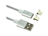 [2774548] MCL Câble USB avec 2 embouts magnétiques