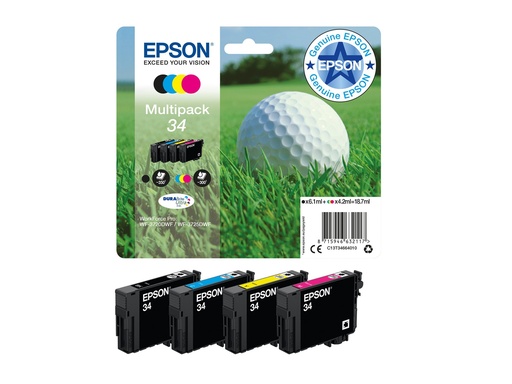 [2775509] EPSON 2LB Multipack 4-colours 34 Ink