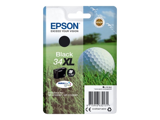 [EPST347140] EPSON Cartouche Golf 34XL Encre Durabrite Noir 16,3ml