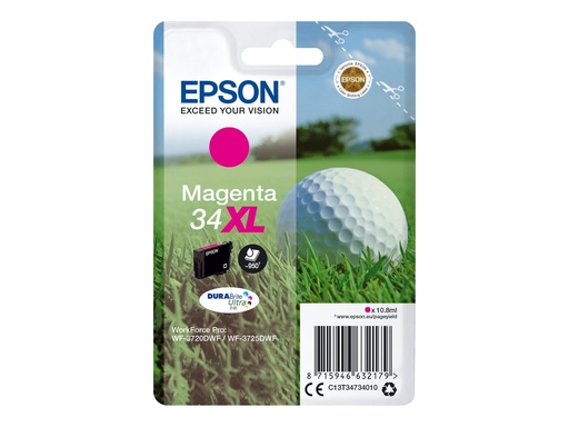 [EPST347340] EPSON Cartouche Golf 34XL Encre Durabrite Magenta 10,8ml