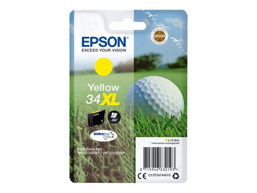 [2783003] EPSON 2LB Singlepack 34XL Ink Yellow w/s