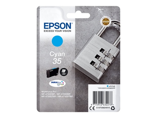 [2783007] EPSON 2LB 35 Ink Cyan 9.1ml