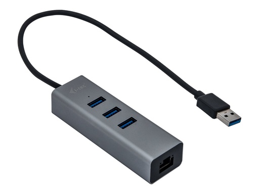 [2812032] I-TEC USB 3.0 Metal HUB 3 Port Giga Lan