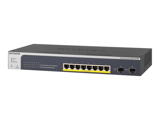 [NETGS510TPP-100EUS] NETGEAR 8-Port PoE+ GB WebMgd Switch