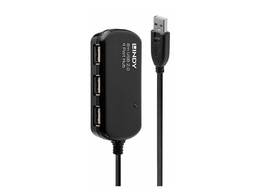 [LINCAB42781] Rallonge active USB 2.0 Pro avec Hub 4 ports, 8m