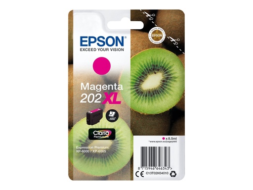 [EPST02H340] EPSON Cartouche Kiwi 202XL Encre Claria Premium Magenta 8,5ml