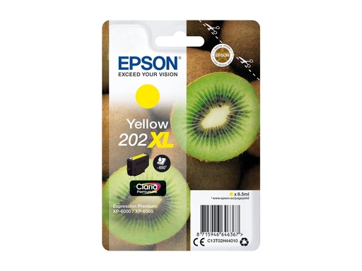 [EPST02H440] EPSON Cartouche Kiwi 202XL Encre Claria Premium Jaune 8,5ml