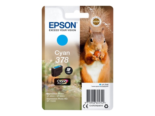 [2888227] EPSON 1LB Singlepack Cyan 378