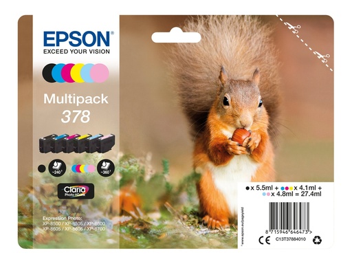 [2888232] EPSON 1LB Multipack 378 Squirrel