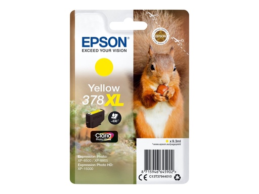 [EPST379440] EPSON Cartouche Ecureuil 378XL Encre Claria Photo Jaune 9,3ml