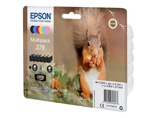 [2893450] EPSON 1LB 378 Mpack Ink Cartridge w/s