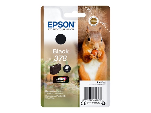 [2893486] EPSON 5LB 378 Black Ink Cartridge w/s