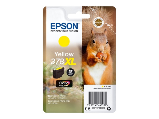 [2893517] EPSON 4LB 378XL Yellow Ink Cartridge w/s