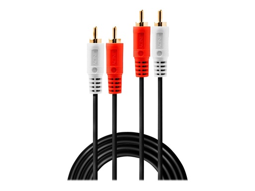 [LINCAB35663] LINDY Audio Cable 2xPhono Stereo 5m