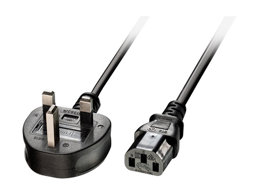 [LINCAB30433] Cordon SECTEU UK vers IEC C13, 2m