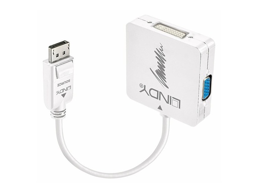 [LINAVI41028] Convertisseur Actif DisplayPort 1.2 vers HDMI, DVI & VGA