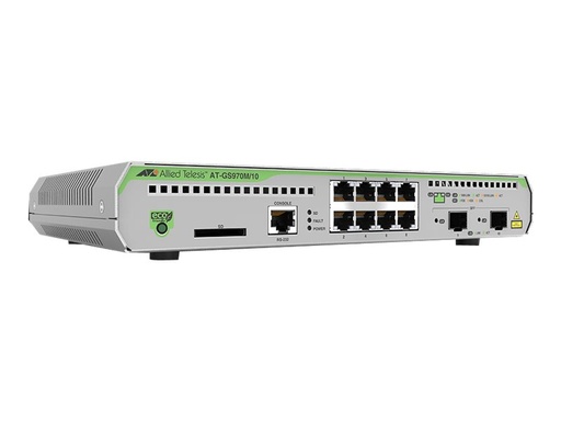 [2901986] ALLIED 8x 10/100/1000T 2x combo ports SW