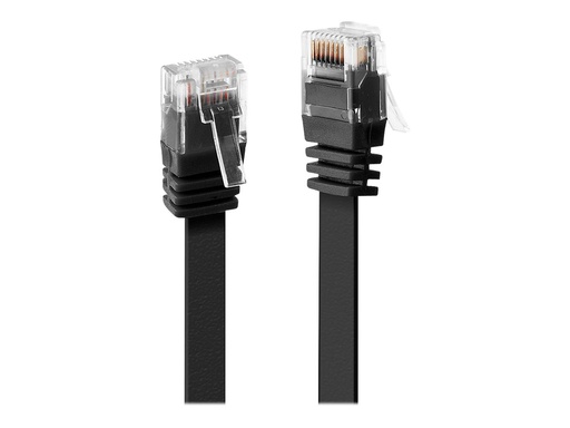 [2909074] LINDY Cat.6 Flat Cable Patch Cable 0.3m