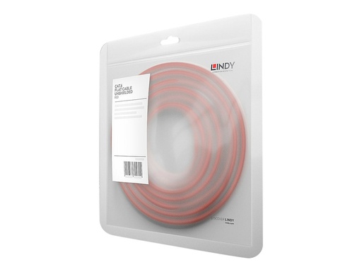 [LINCAB47512] C ble réseau Plat Rouge Cat.6A U/UTP, 2m