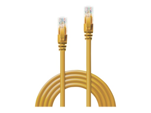 [LINCAB48061] C ble réseau Jaune Cat.6 U/UTP, 0.5m
