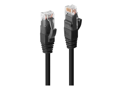 [LINCAB45433] C ble réseau Noir Cat.6 U/UTP LSZH, 2m