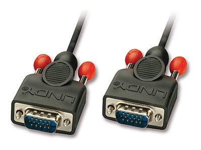 [2909972] LINDY VGA Cable Black Coax M/M 1m