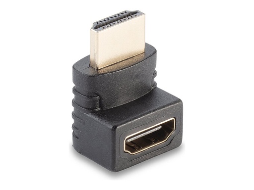[LINAVI41086] Adaptateur HDMI femelle vers HDMI m le coudé à 90 dégrés vers le haut